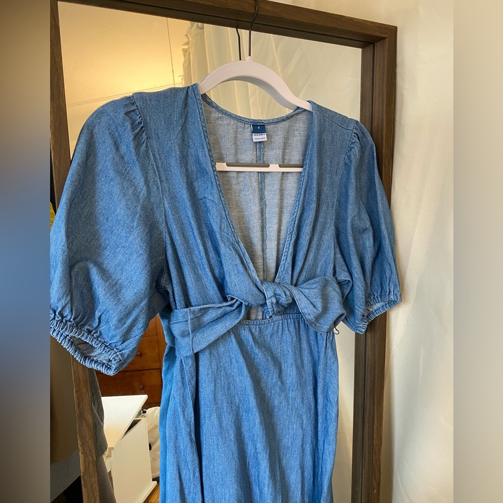 Fit & Flare Twist-Front Maxi Dress for Women